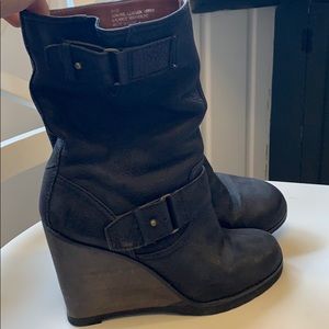 Halogen Wedge Booties Sz. 6.5